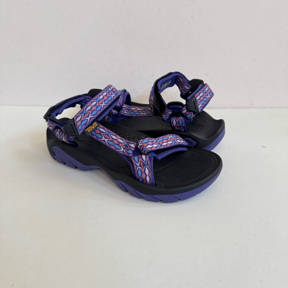 TEVA WOMEN TERRA FI 5 CARVE DEEP WISTERIA SPORTS SANDALS US 9